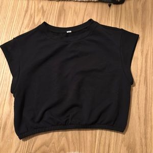 ALO yoga short sleeve crop top size small